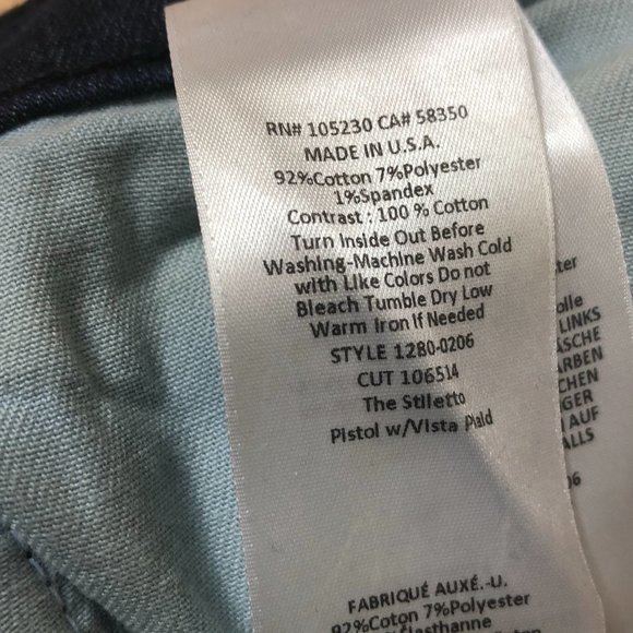 Current Elliott Stiletto Pistol Vista Patch Jean - Picture 15 of 16